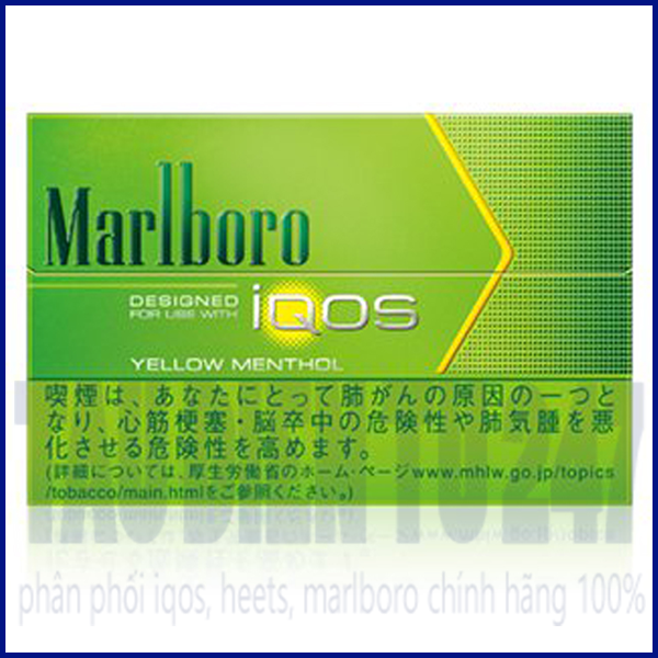Thuốc IQOS Marlboro yellow Menthol - Vị Chanh Bạc Hà