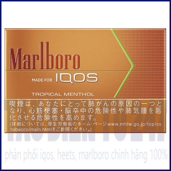 Thuốc iqos Marlboro Nhật Tropical Menthol – Vị Hoa Quả Nhiệt Đới